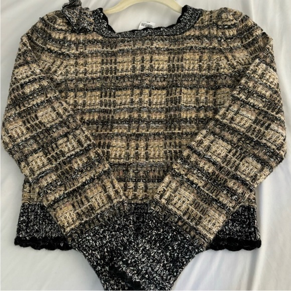 Loveshackfancy Chantria boucle tweed cropped cardigan Size XS NWT. - Picture 5 of 8